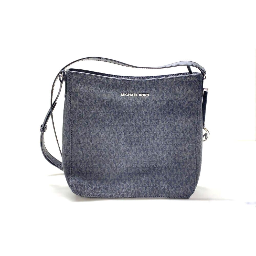 Michael Kors Women's Jet Set Black Inner Pockets Adjustable Strap Messenger Bag